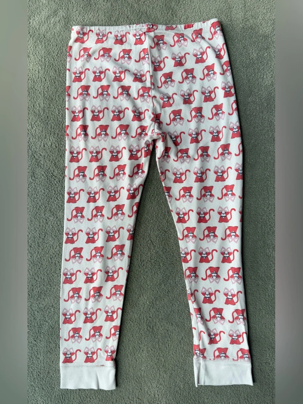 Roberta Roller Rabbit Pink & White Fox Print Kids Pajama Set
